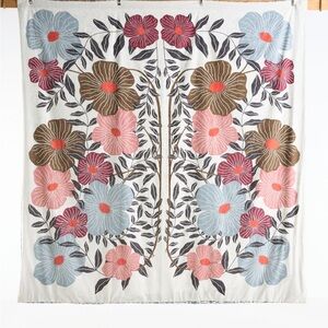 King Anthropologie Organic Cotton Printed Duvet cover